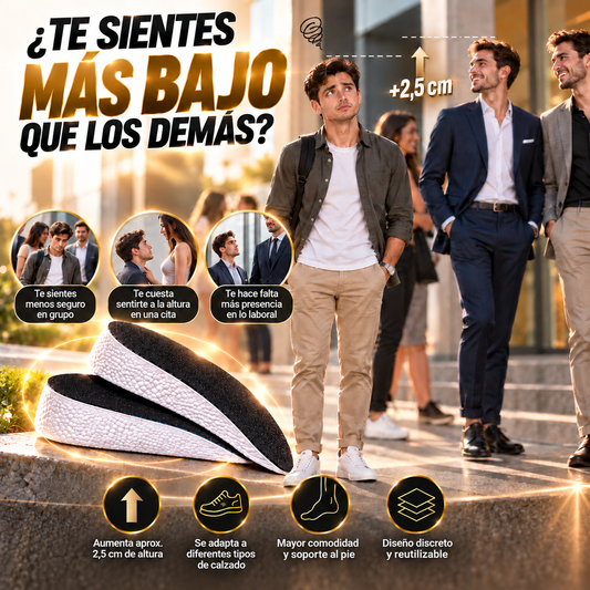 Plantilla  Aumenta Altura- Ortopédica