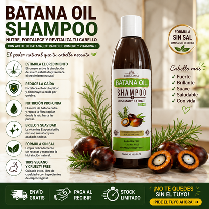 Shampoo Batana Crecimiento Cabello